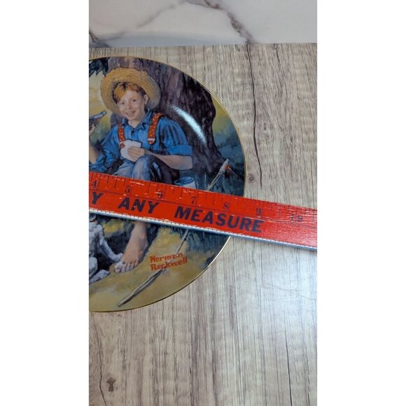 Norman Rockwells Barefoot Boy Collectors Plate Coca-Cola Limited Edition 1992 - Picture 9 of 9